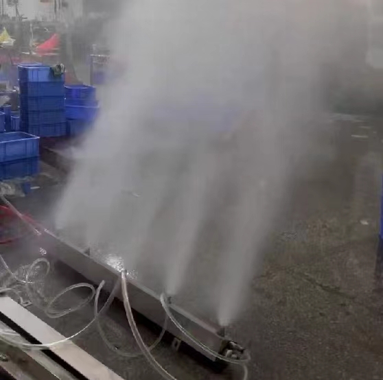 大巷自动喷雾除尘系统（风水联动喷雾）-内蒙古喷雾系统